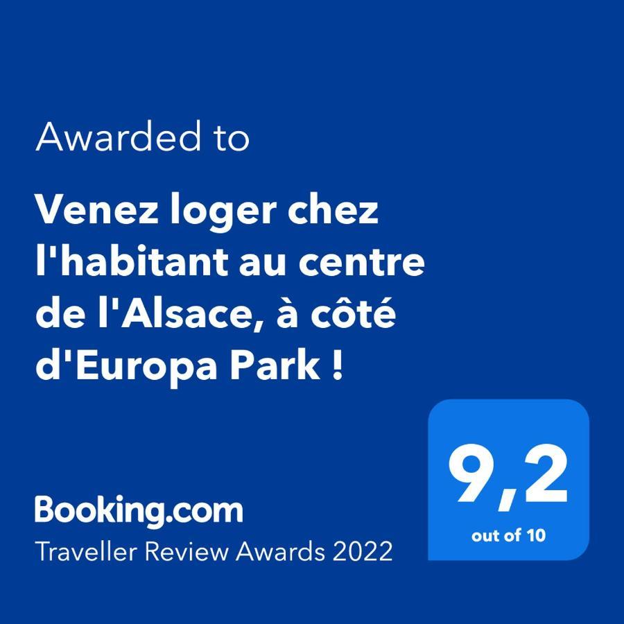 Готель Venez Loger Chez L'Habitant Au Centre De L'Alsace, A Cote D'Europa Park ! Маркольсайм Екстер'єр фото